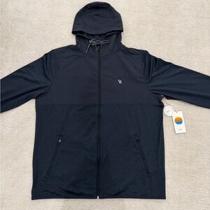 Vuori Men's Navy Hooded Jacket